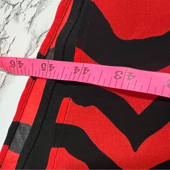 LPA Magda Midi Dress in Zebra black red Animal print Sz S revolve - Picture 4 of 9